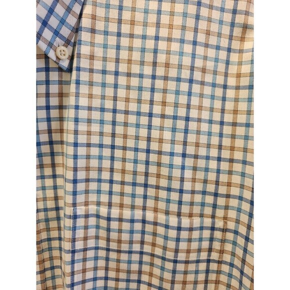 Peter Millar Mens Long Sleeve Button Down Nanoluxe EASY CARE SHIRT SZ XL EUC - Picture 2 of 8